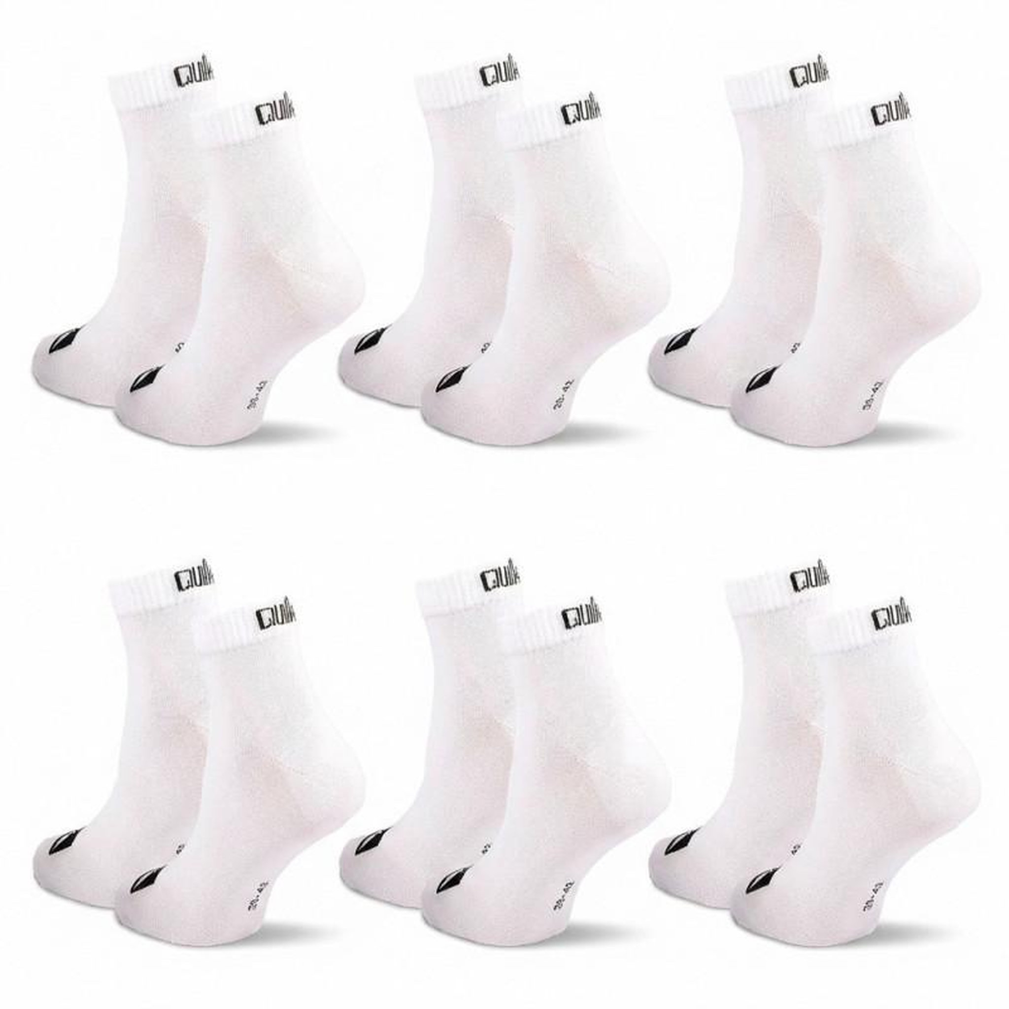 Voir la diapositive 4 : QUIKSILVER Quiksilver Pack de Chaussettes Homme QUARTER– Lot 6 Paires Sport