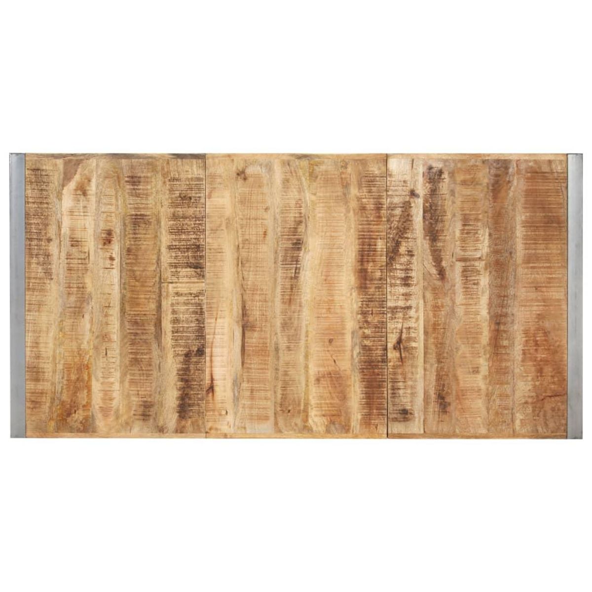 VIDAXL Table a manger 200x100x75 cm Bois de manguier massif brut