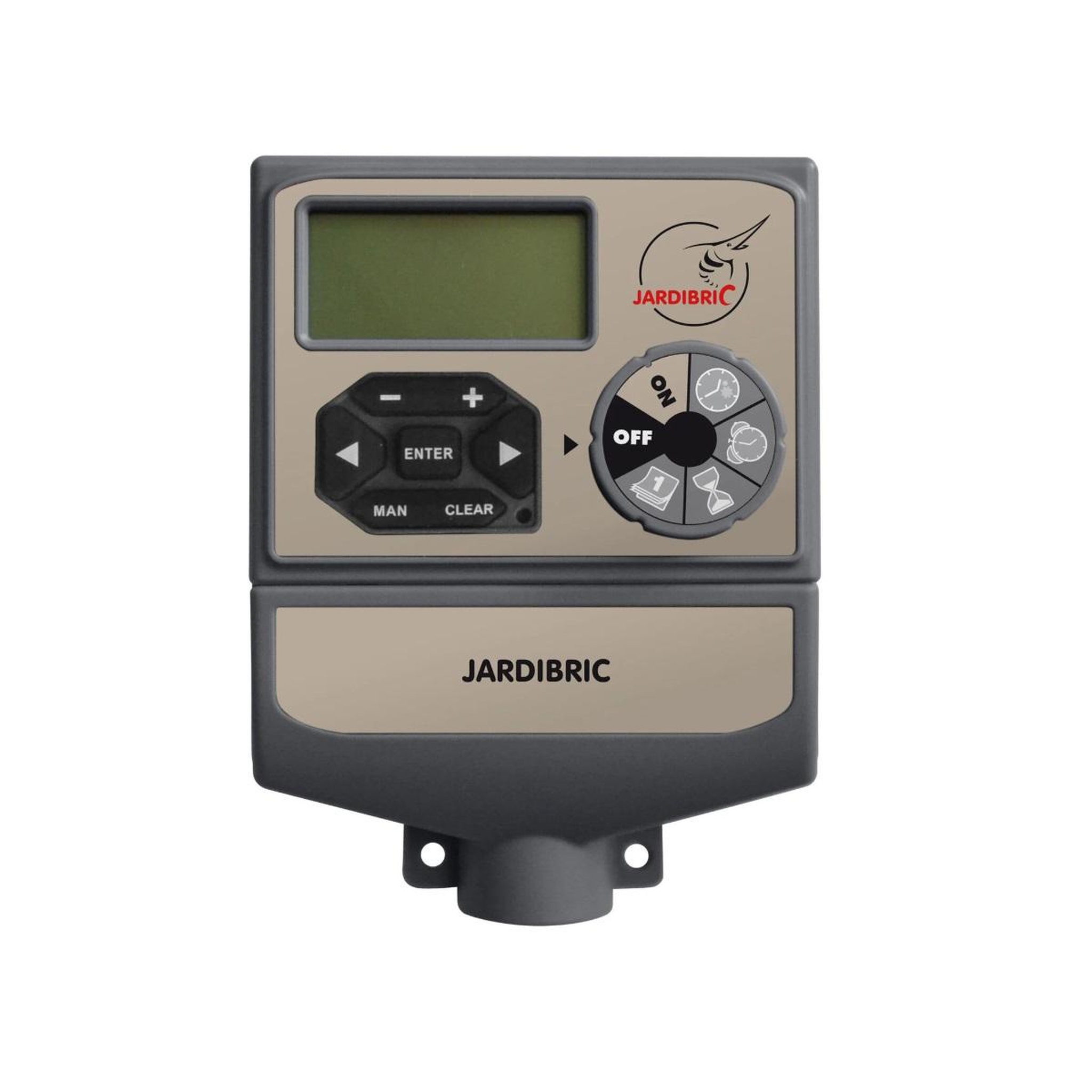 Voir la diapositive 1 : Jardibric Programmateur électrovanne 9v 4 voies - PROG4DC