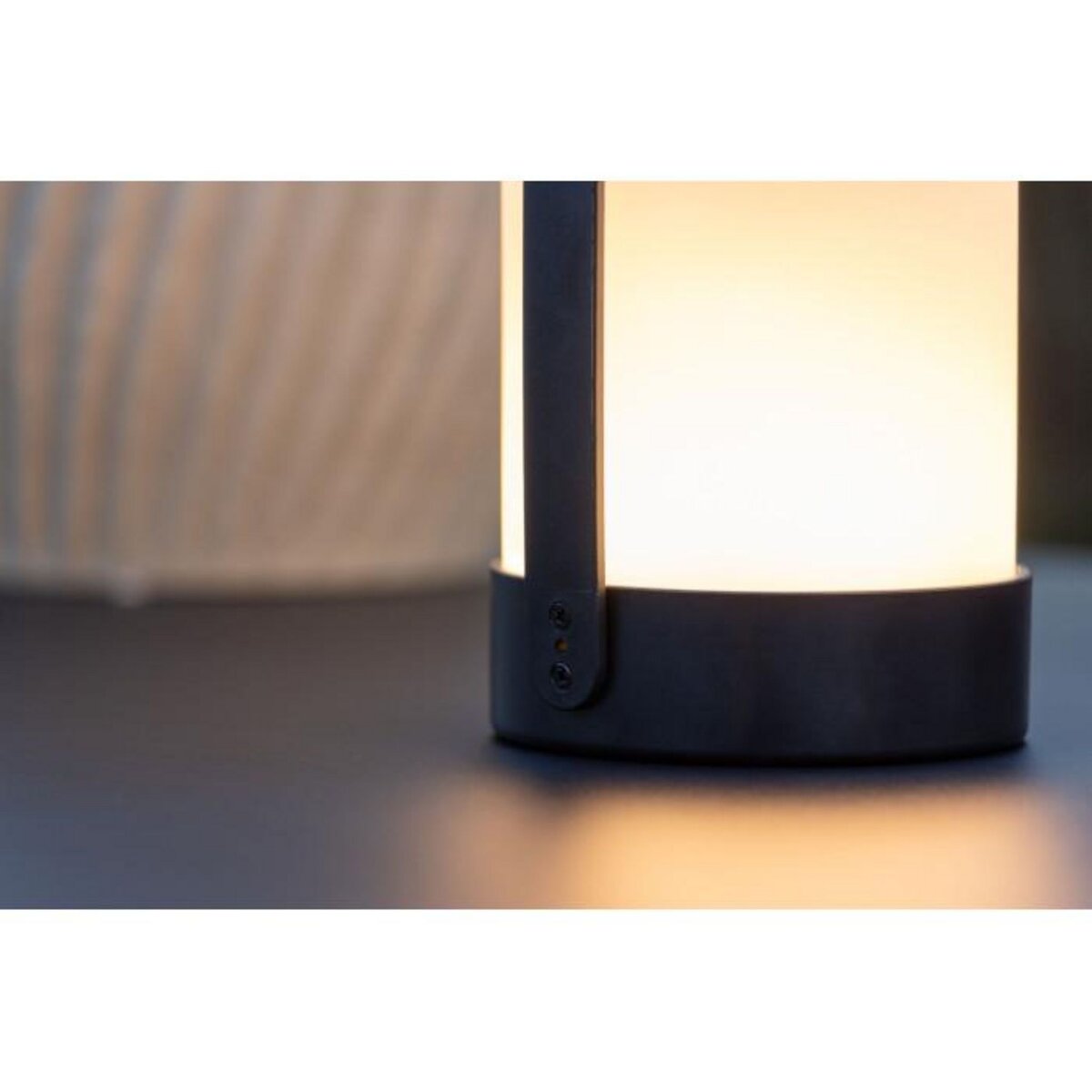 Paris Prix Lampe à Poser d'Extérieur LED  Fern  22cm Noir