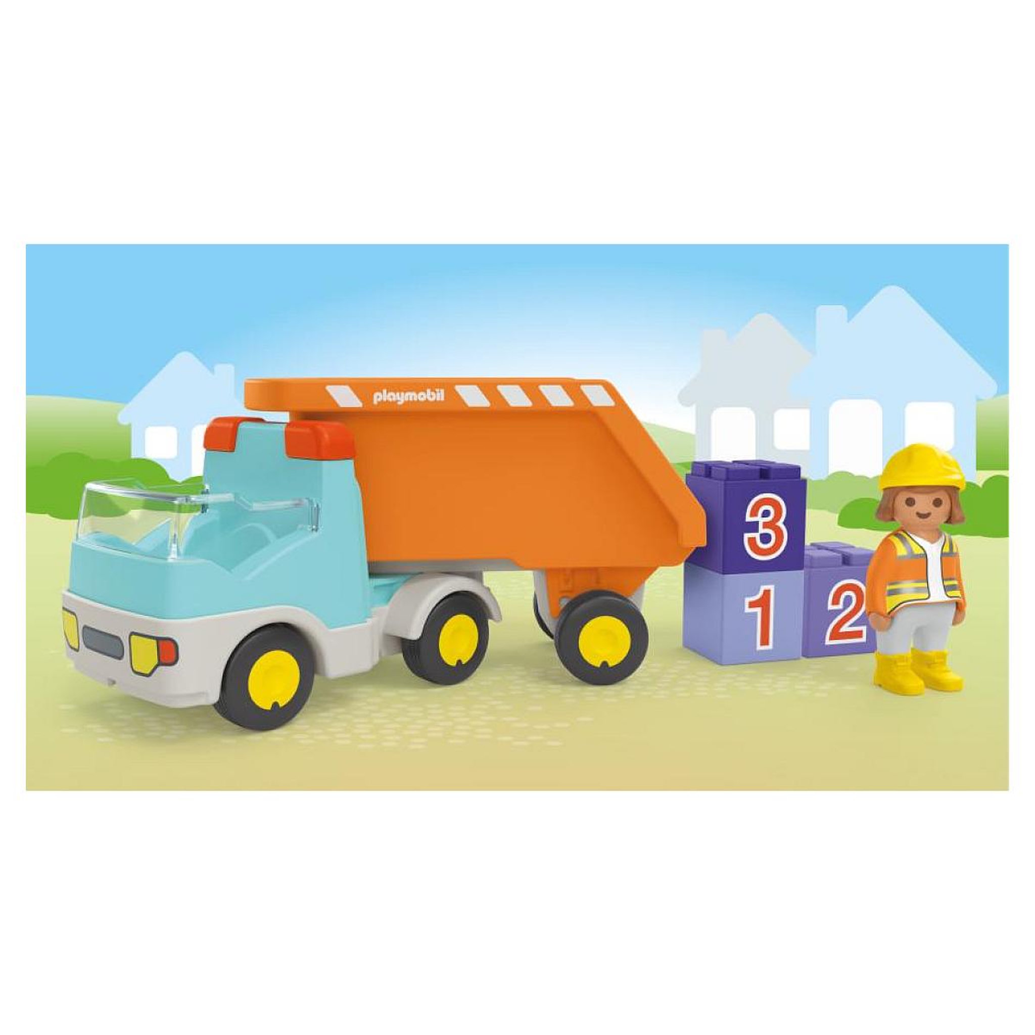 Voir la diapositive 5 : PLAYMOBIL 71685 -  junior - Camion benne
