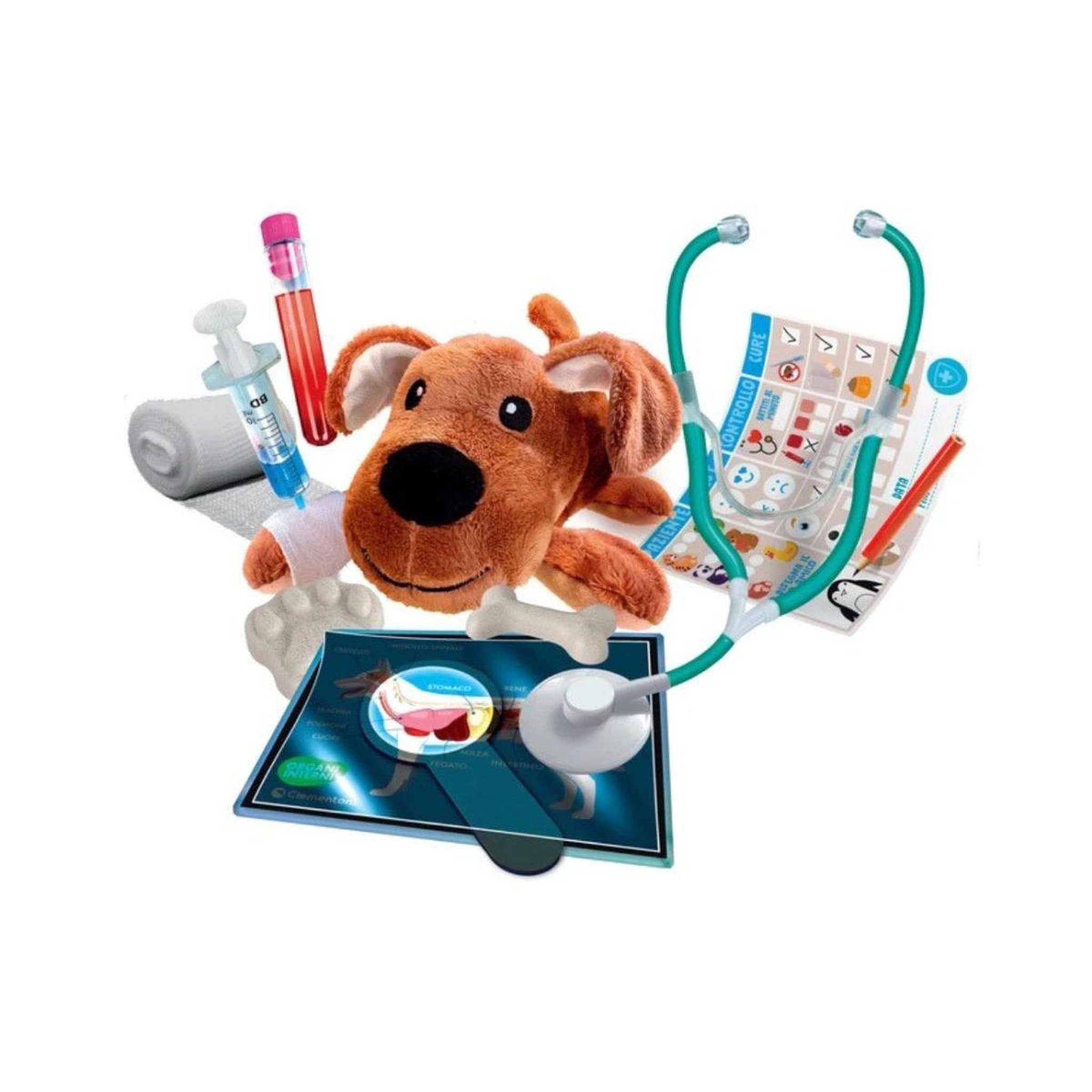 Voir la diapositive 3 : CLEMENTONI Coffret scientifique  50712 science  and  jeu - s.o.s petit vétérinaire