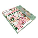 MON KIT JOLIE BOUTIQUE DE NOEL. PEINTURE AU NUMERO. COFFRET AVEC VOTRE ILLUSTRATION A PEINDRE, UN DEUXIEME EXEMPLAIRE (POUR S'ENTRAINER !), 2 PINCEAUX ET 18 POTS DE PEINTURE, Le Richon Florine
