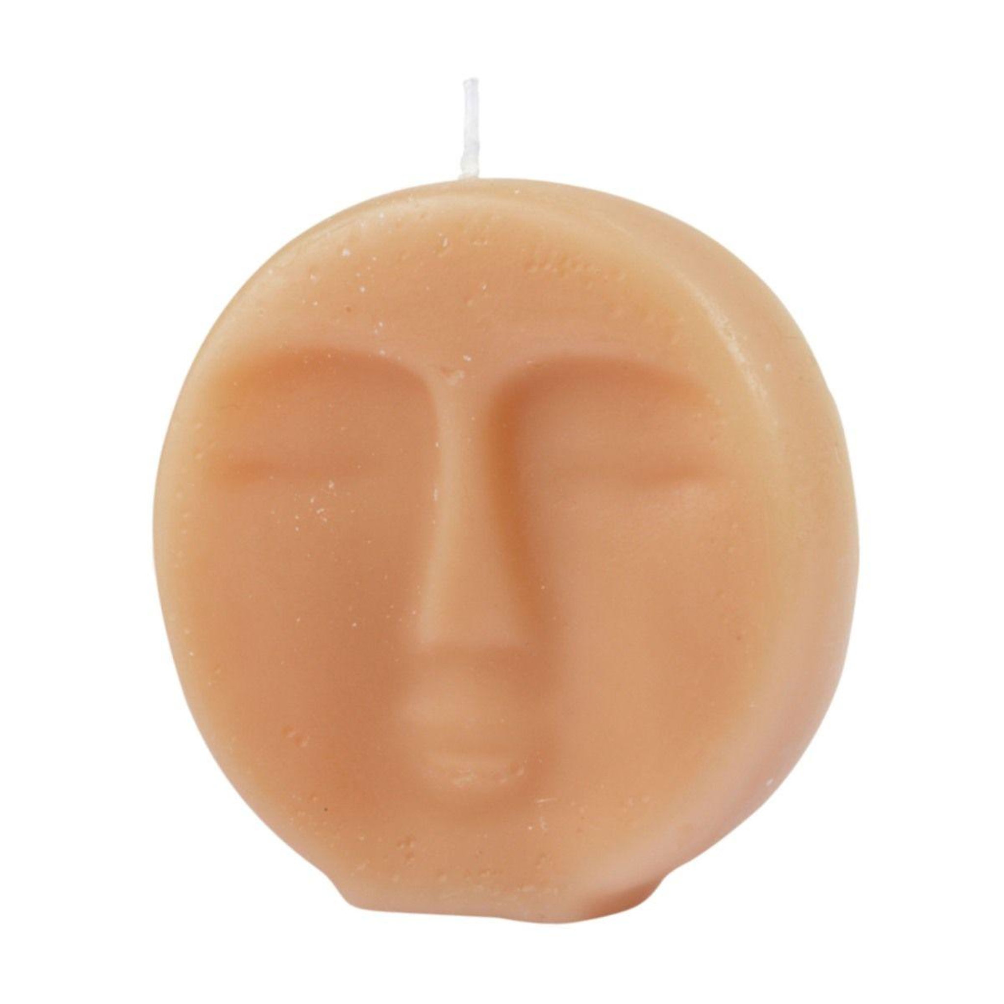 HOMEA Bougie déco visage  arty  9cm semoule