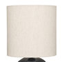 Voir la diapositive 2 : ATMOSPHERA Lampe à Poser Boule  Gaia  28cm Bleu
