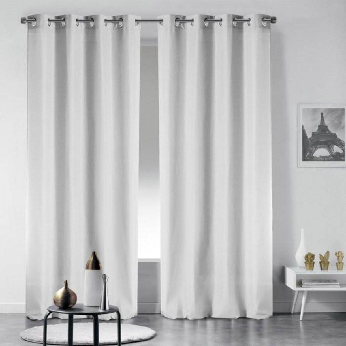 Paris Prix Rideau Occultant  Noche  135x240cm Neige