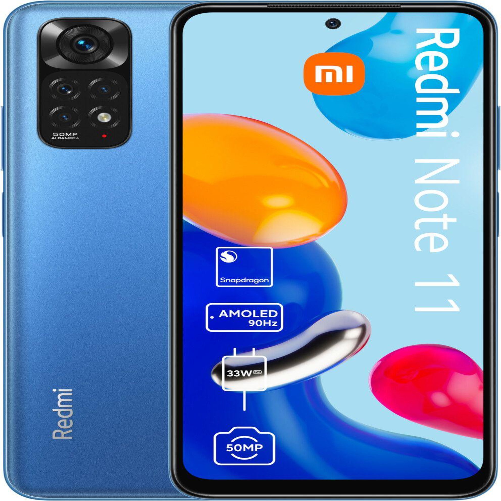 Voir la diapositive 1 : XIAOMI Redmi Note 11 Reconditionné 128 Go - Grade A - Bleu