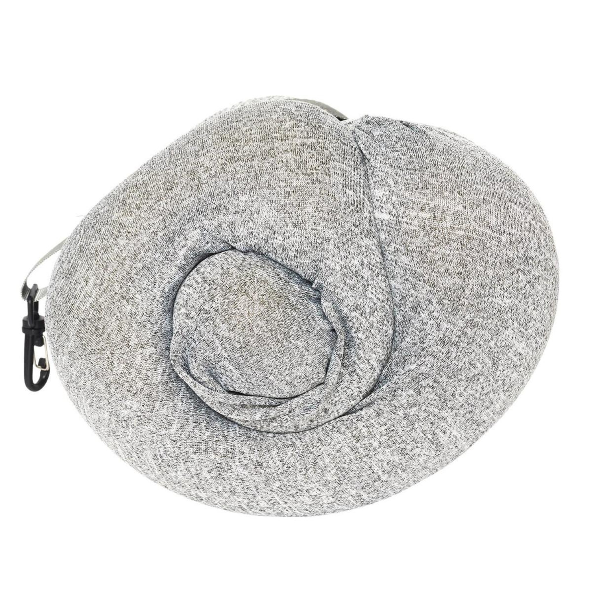 Voir la diapositive 3 : JET LAG Coussin de voyage  mémoire de forme  27cm gris