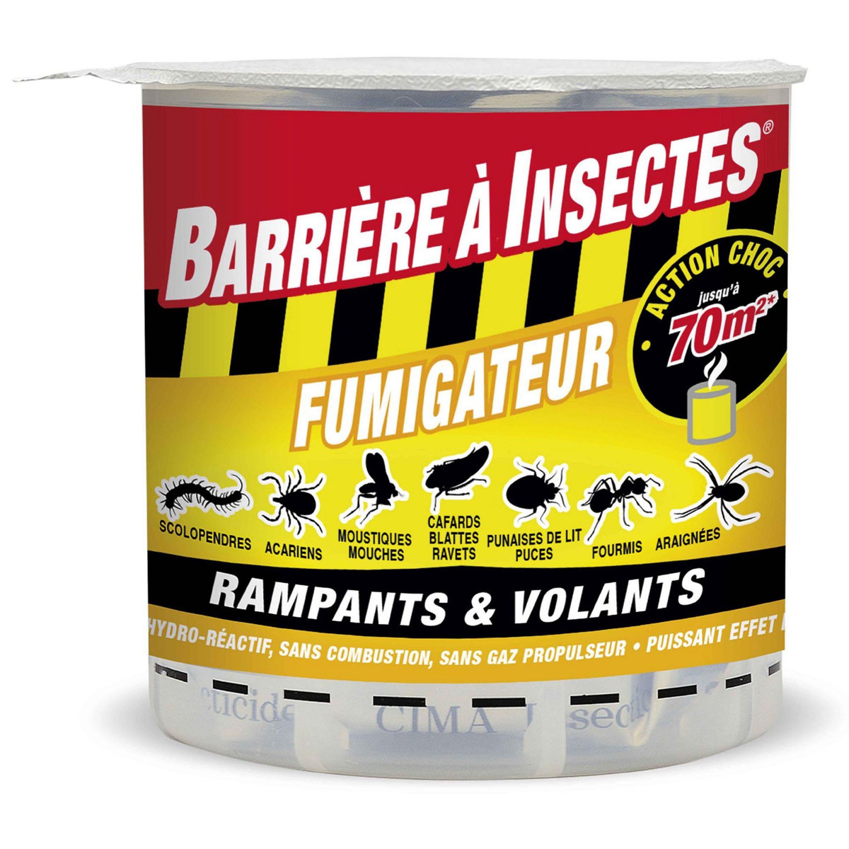 BARRIERE A INSECTES Fumigène anti insectes rampants et volants