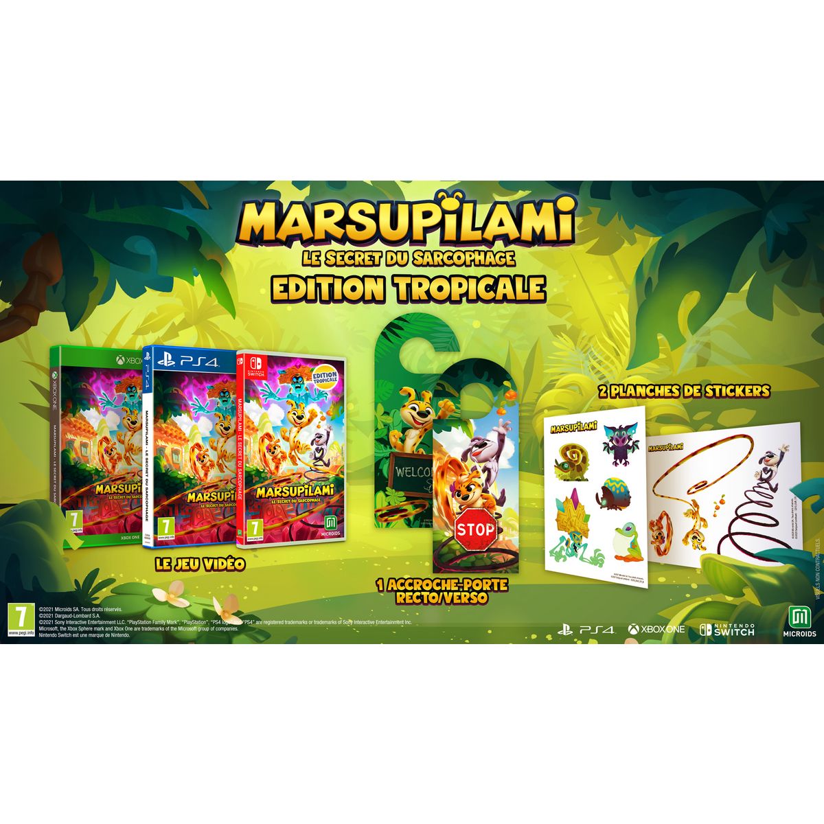 Marsupilami : Le secret du sarcophage Edition Tropicale Nintendo Switch