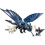 Voir la diapositive 2 : PLAYMOBIL 70037 - Dragons - Krokmou et Harold avec bébé dragon