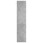 VIDAXL Bibliotheque/Buffet Gris beton 66 x 30 x 130 cm Agglomere