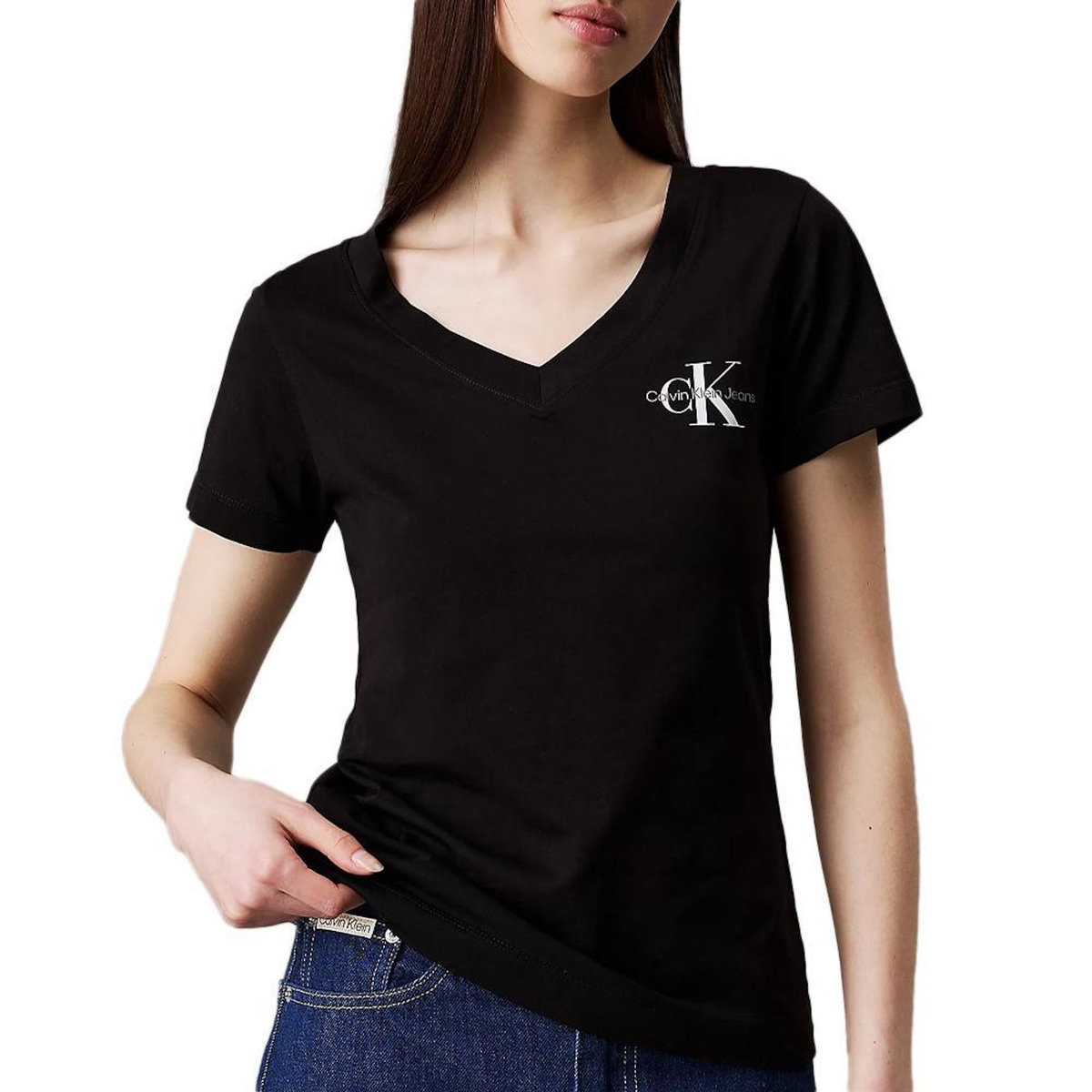 CALVIN KLEIN JEANS 2x T Shirt Blanc/ Femme Calvin Klein Jeans J20J223447