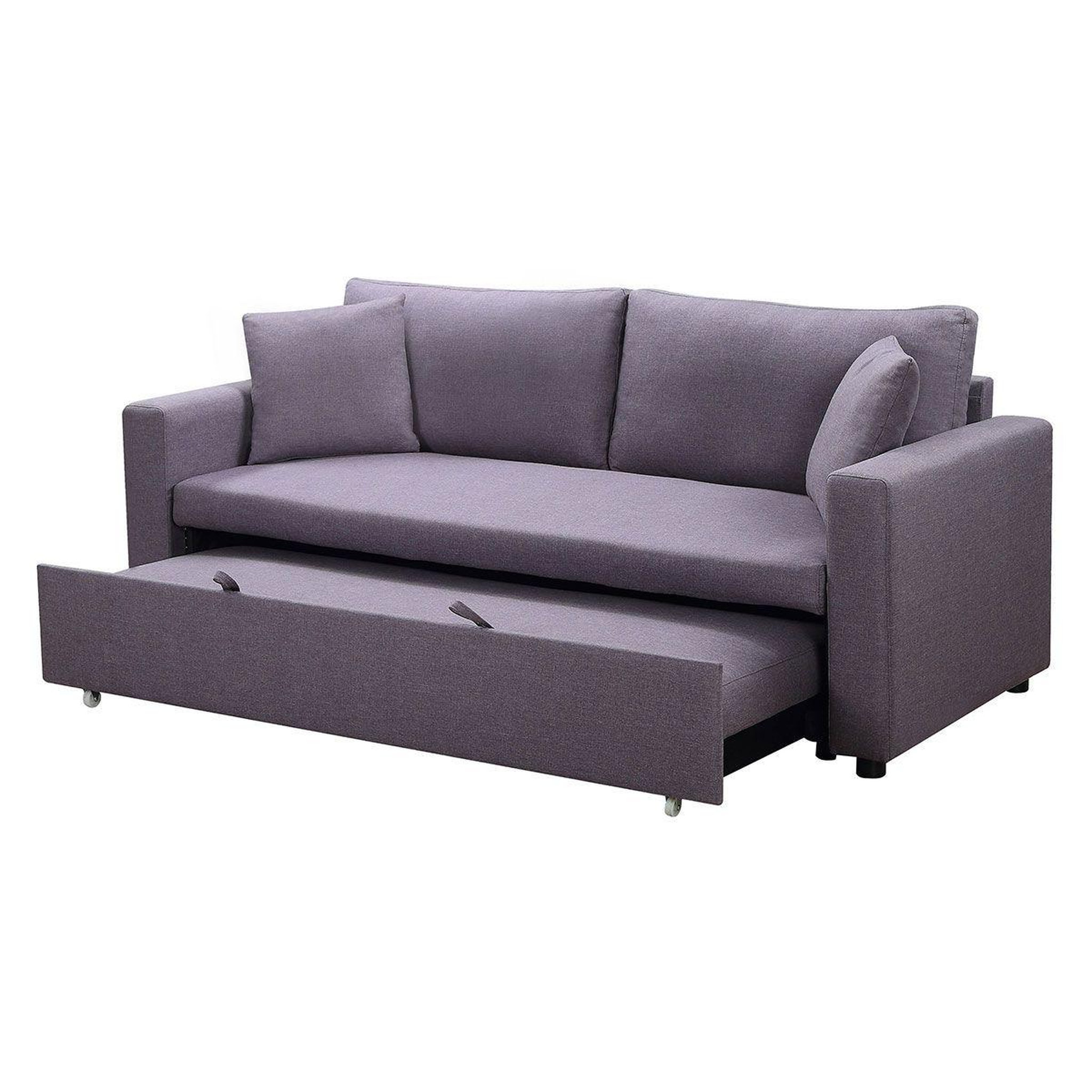 Voir la diapositive 2 : Paris Prix Canapé 3 places convertible  zolan  194cm gris
