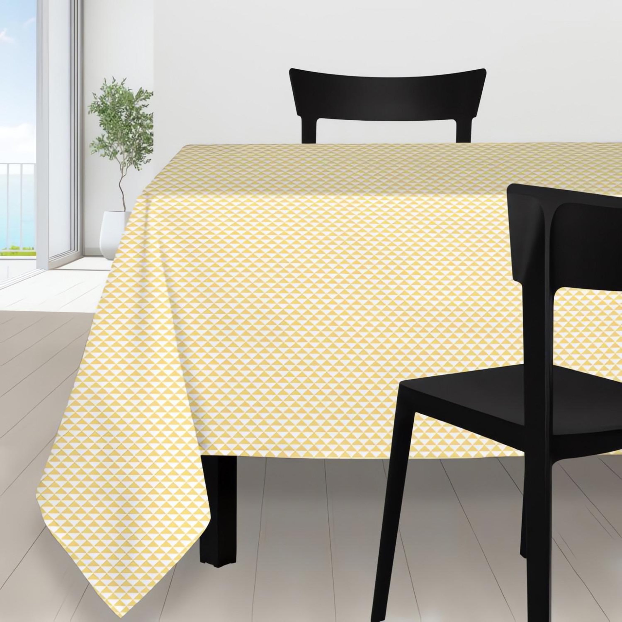 SOLEIL D'OCRE Nappe anti-tâches PALMIER, par Soleil d'ocre