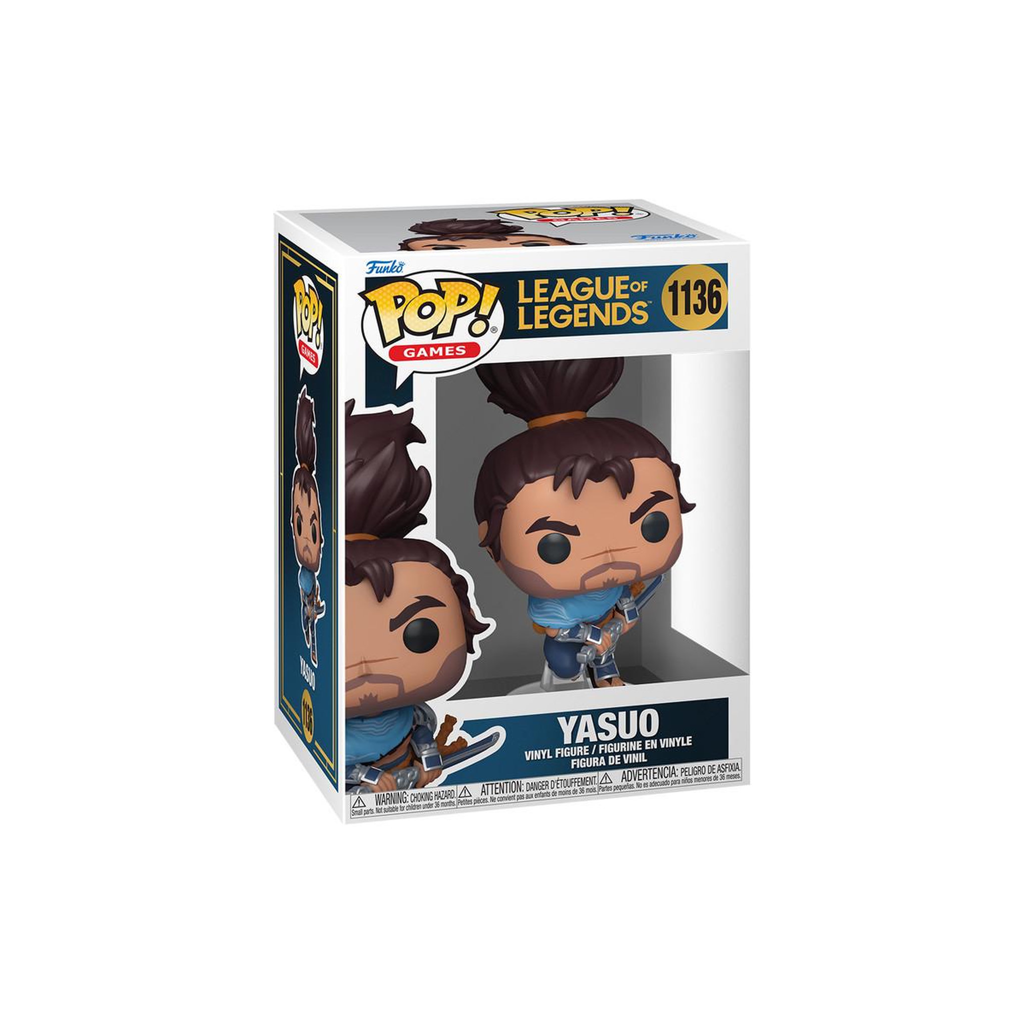 Voir la diapositive 3 : Funko Figurine Funko Pop Games League of Legends Yasuo
