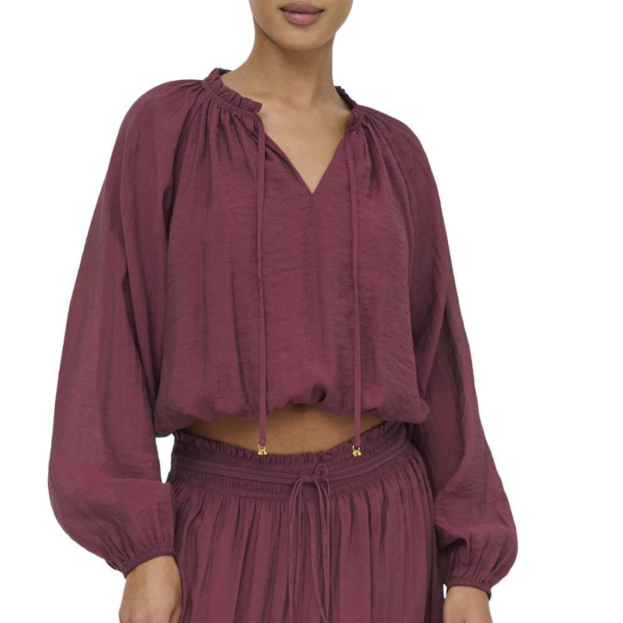 JACQUELINE DE YONG Blouse Rouge Femme JDY Paige. Coloris disponibles : Rouge