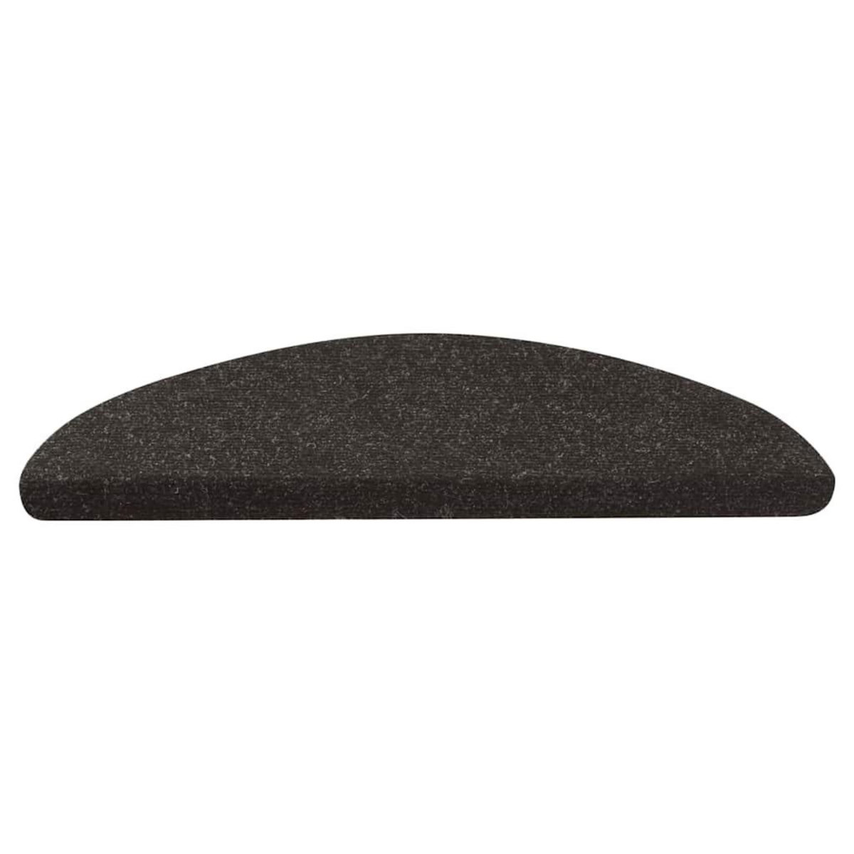 VIDAXL Tapis d'escalier auto-adhesifs 20 pcs noir 65x22,5x3,5 cm