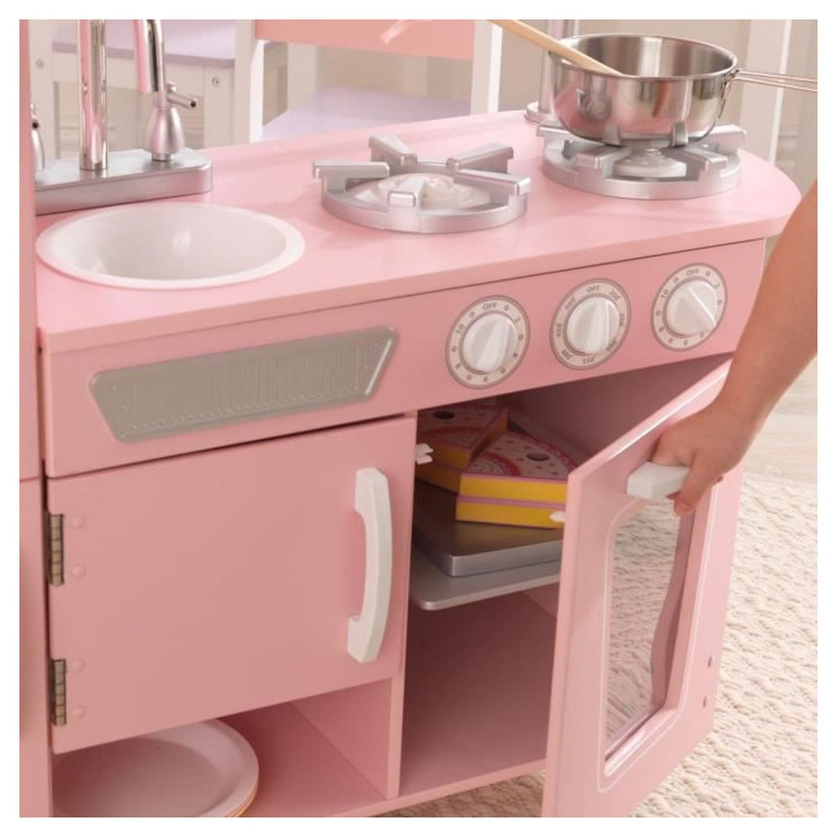 Kidkraft Cuisine pour enfant en bois rose vintage