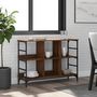 Voir la diapositive 1 : VIDAXL Buffet chêne marron 102x32x73,5 cm bois d ingénierie