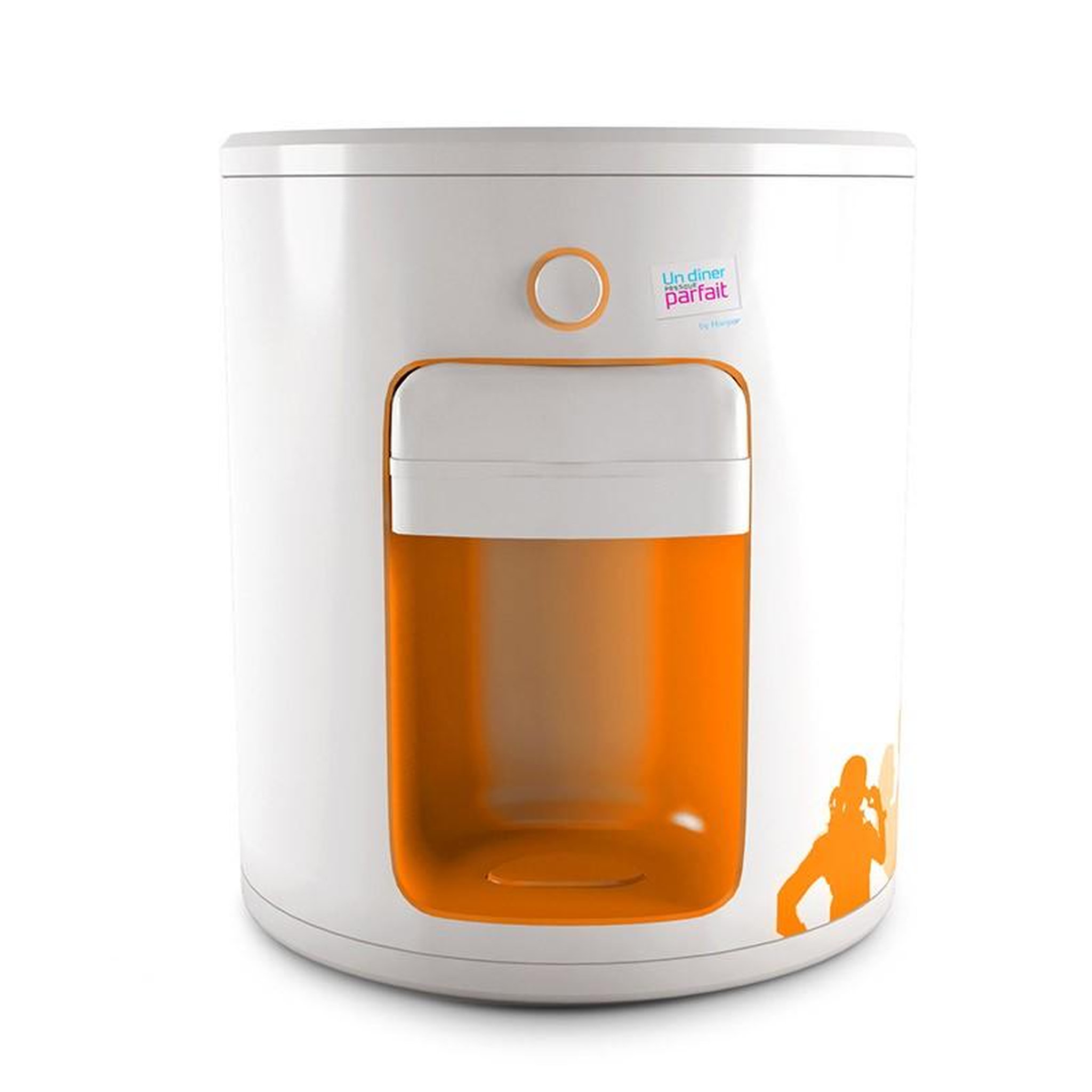 Voir la diapositive 3 : Harper Harper - Ud888 Orange - Machine à Expresso - Compact - 1000w - Réservoir 0,3l - 2 Filtres