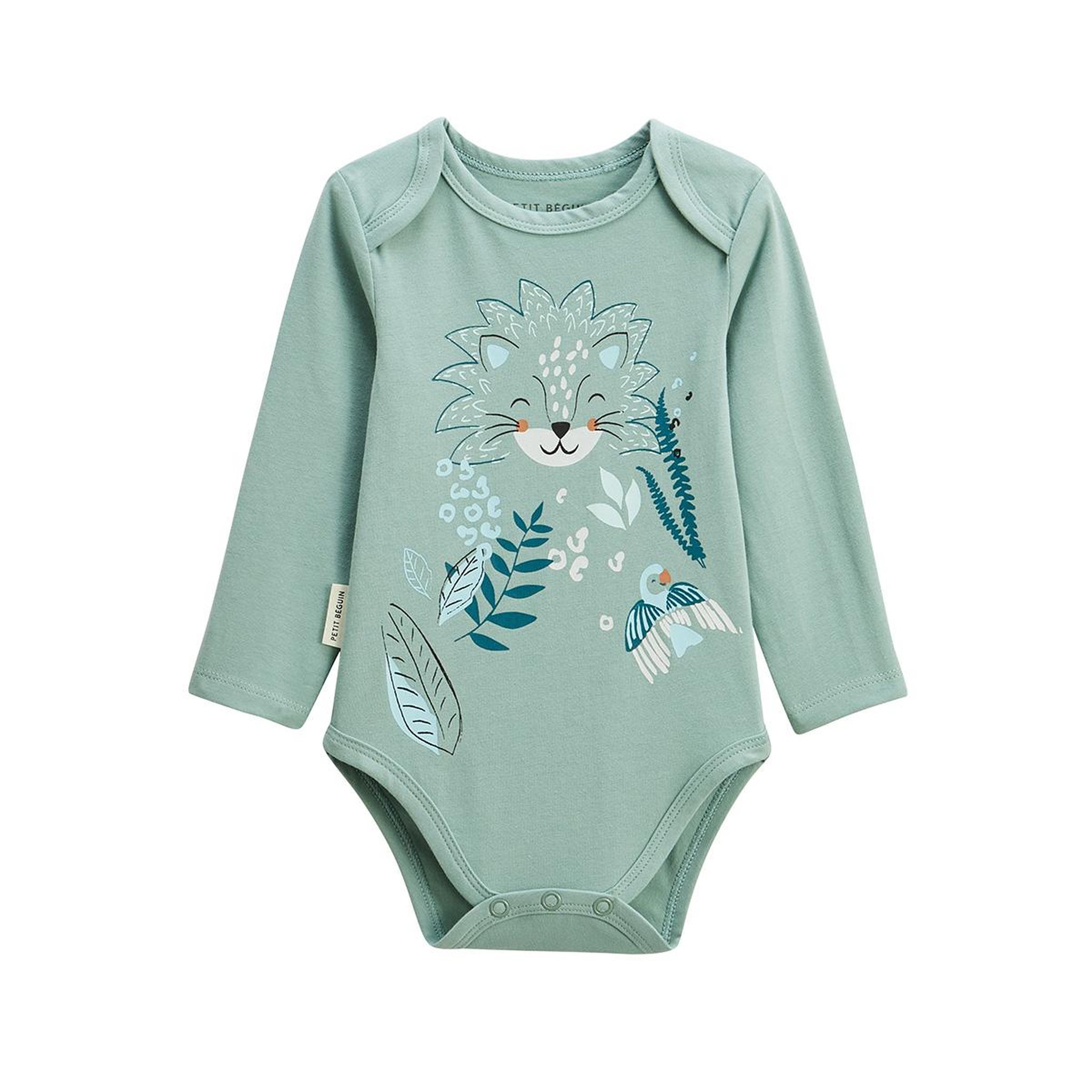 Voir la diapositive 2 : Petit Béguin Lot de 2 bodies bébé manches longues roméo