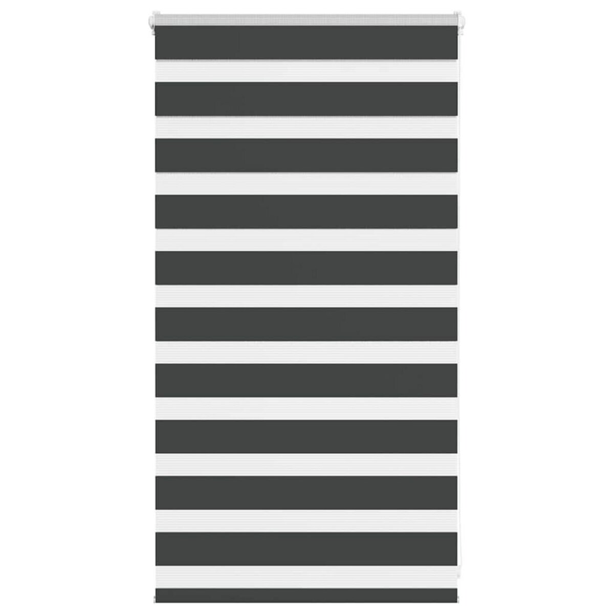 VIDAXL Store zebre noir 75x100 cm largeur du tissu 70,9 cm polyester