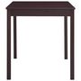 Voir la diapositive 4 : VIDAXL Ensemble de salle a manger 7 pcs Pinede Marron fonce