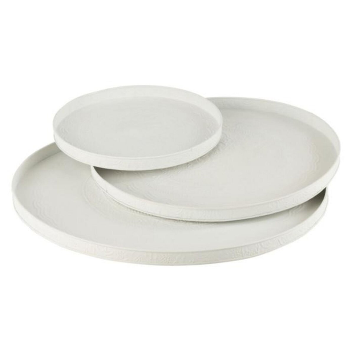 Paris Prix Plateau de Service Déco  Sévilla  60cm Blanc