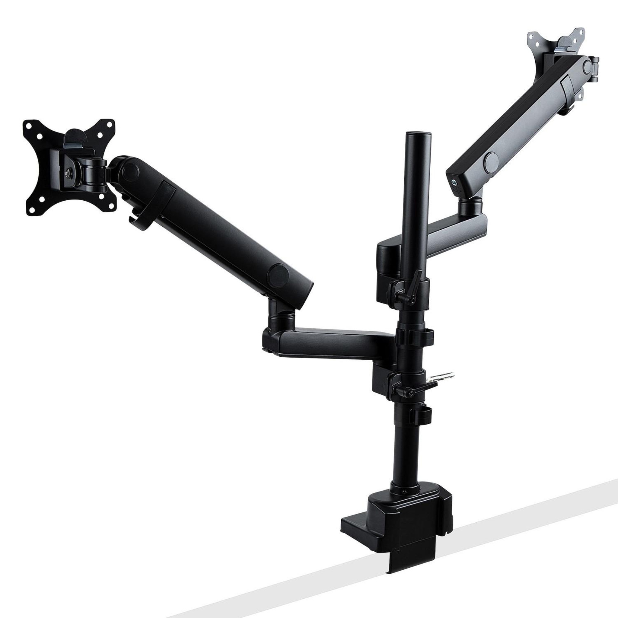 Voir la diapositive 3 : Startech Startech.com armdualpivot support d'écran plat pour bureau 81,3 cm (32 ) noir
