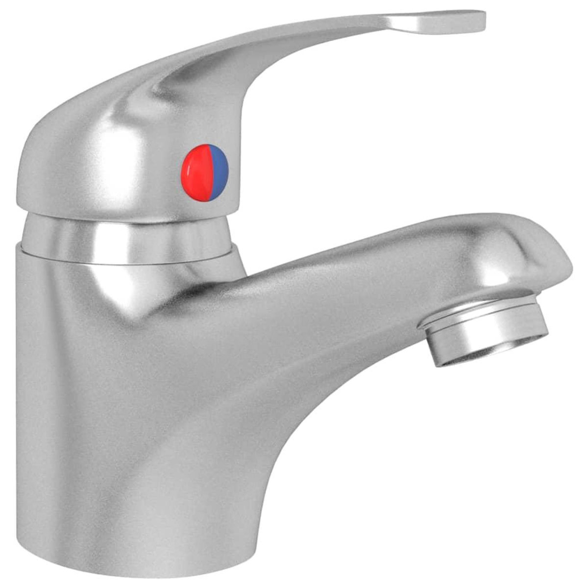 VIDAXL Mitigeur de lavabo Argente 13x10 cm