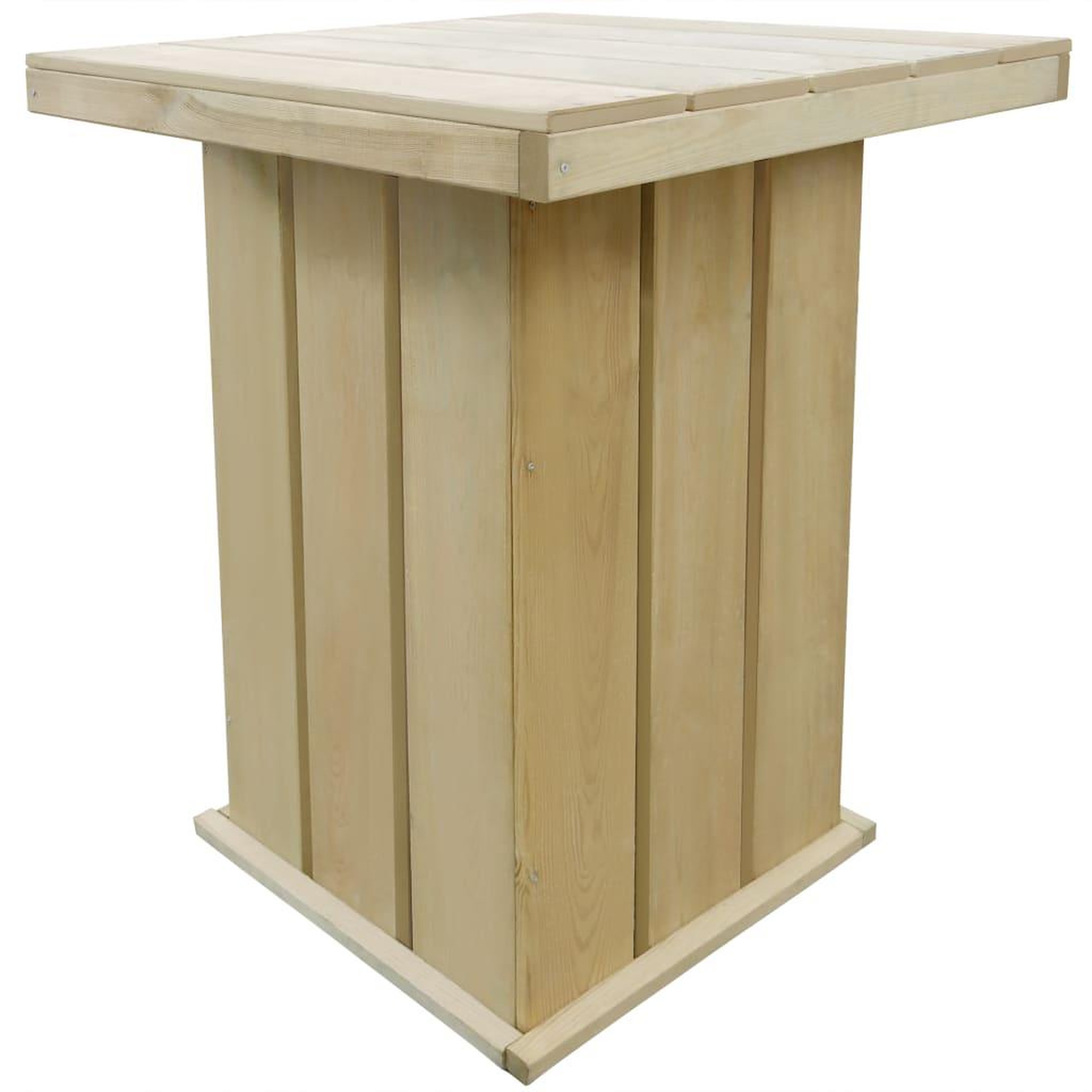 Voir la diapositive 2 : VIDAXL Ensemble a manger d'exterieur 5 pcs Bois de pin impregne