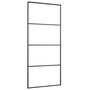 Voir la diapositive 4 : VIDAXL Porte coulissante avec kit de quincaillerie 90x205 cm Verre ESG