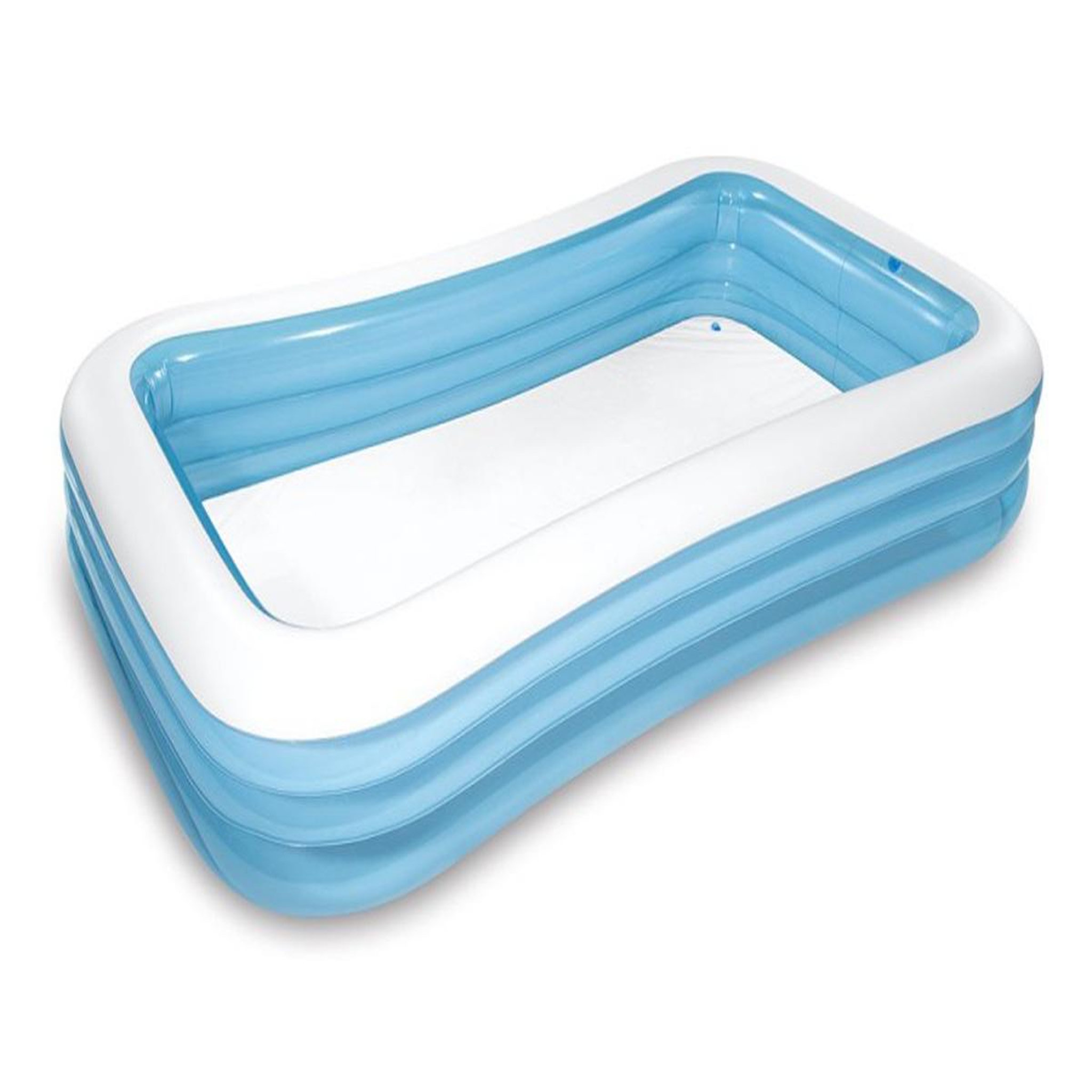 Voir la diapositive 1 : INTEX Piscine gonflable rectangulaire Givrée - Intex