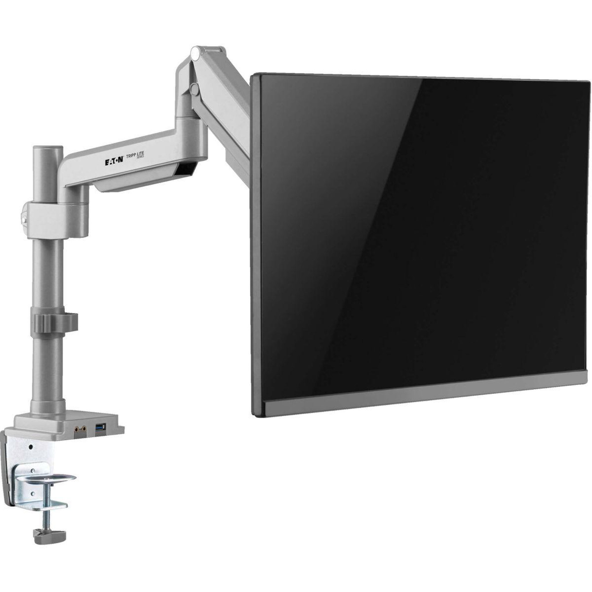 Voir la diapositive 4 : Eaton Support ordinateur portable 1 écranbras flexible en aluminium 1 port