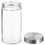 Voir la diapositive 2 : FIVE Bocal en Verre  Guy  1,7L Transparent & Argent