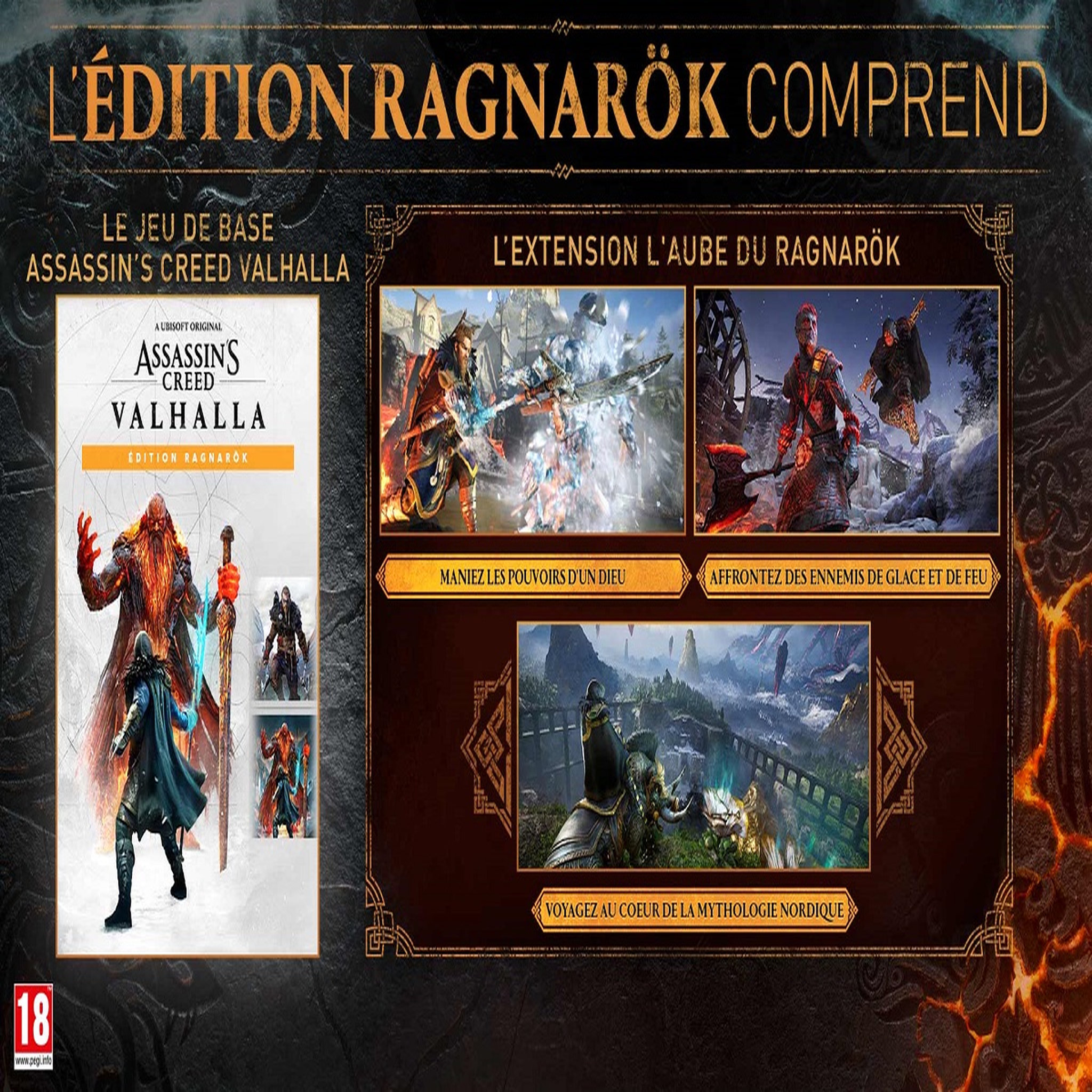 Voir la diapositive 3 : Assassin's Creed Valhalla Edition Ragnarok PS4