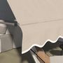 Voir la diapositive 4 : OUTSUNNY Store banne autoportant manuel rétractable 3,5L x 1,2l x 2,1-3H m inclinaison réglable métal alu polyester sable