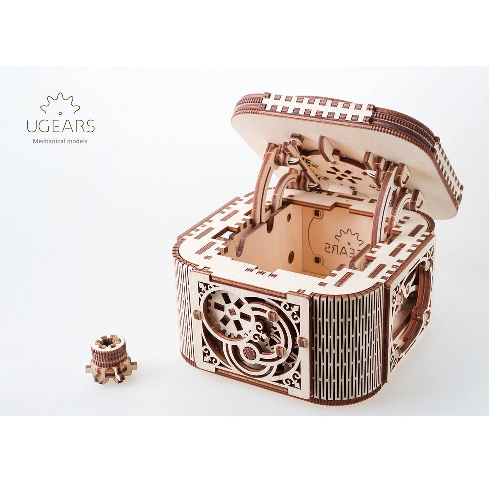Voir la diapositive 4 : Graine créative Maquette En Bois 3D - Boîte à Trésors 14,2 Cm