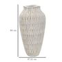 Voir la diapositive 6 : Paris Prix Vase Déco en Résine  Stiky  44cm Or & Blanc