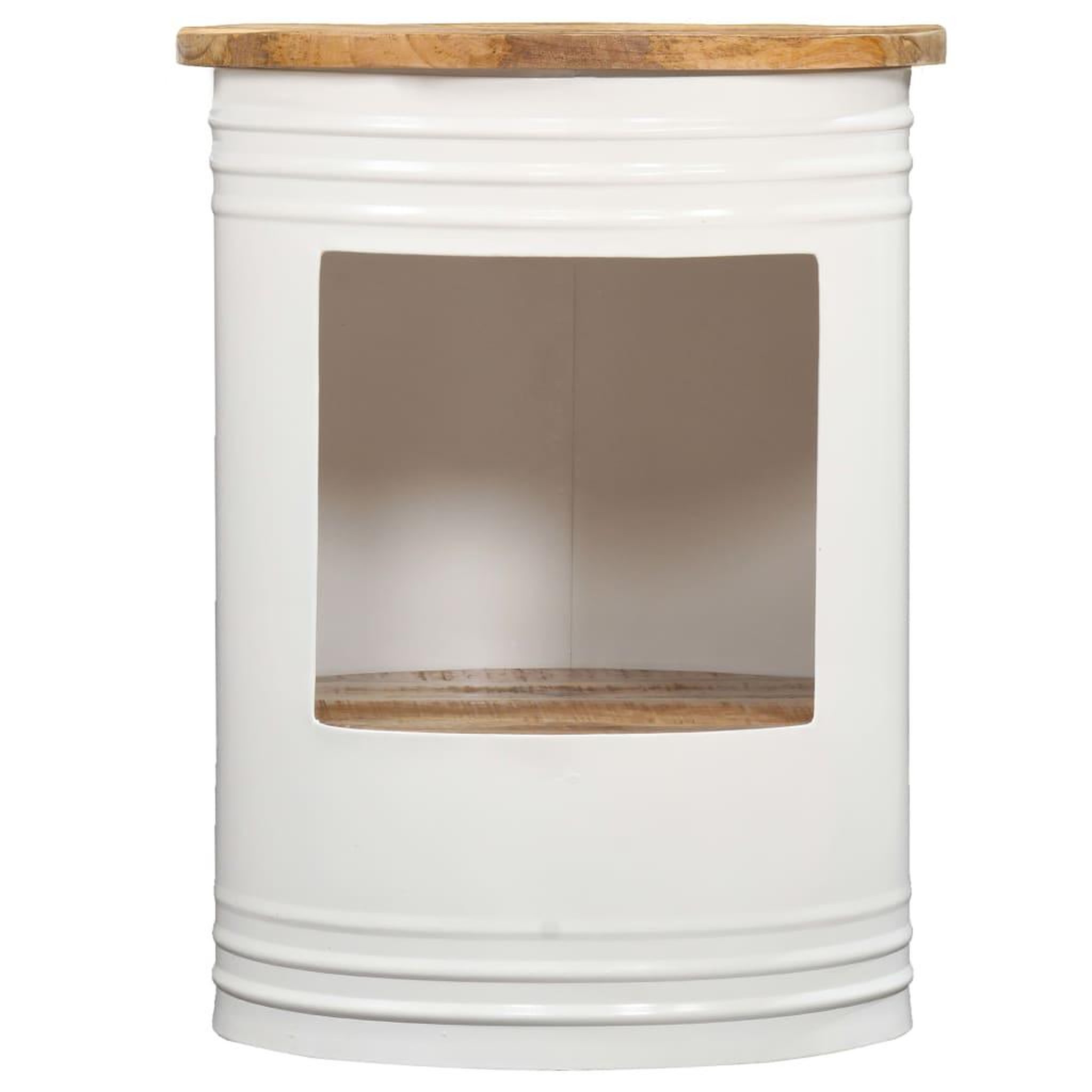 Voir la diapositive 2 : VIDAXL Table basse 43x55 cm Bois de manguier solide