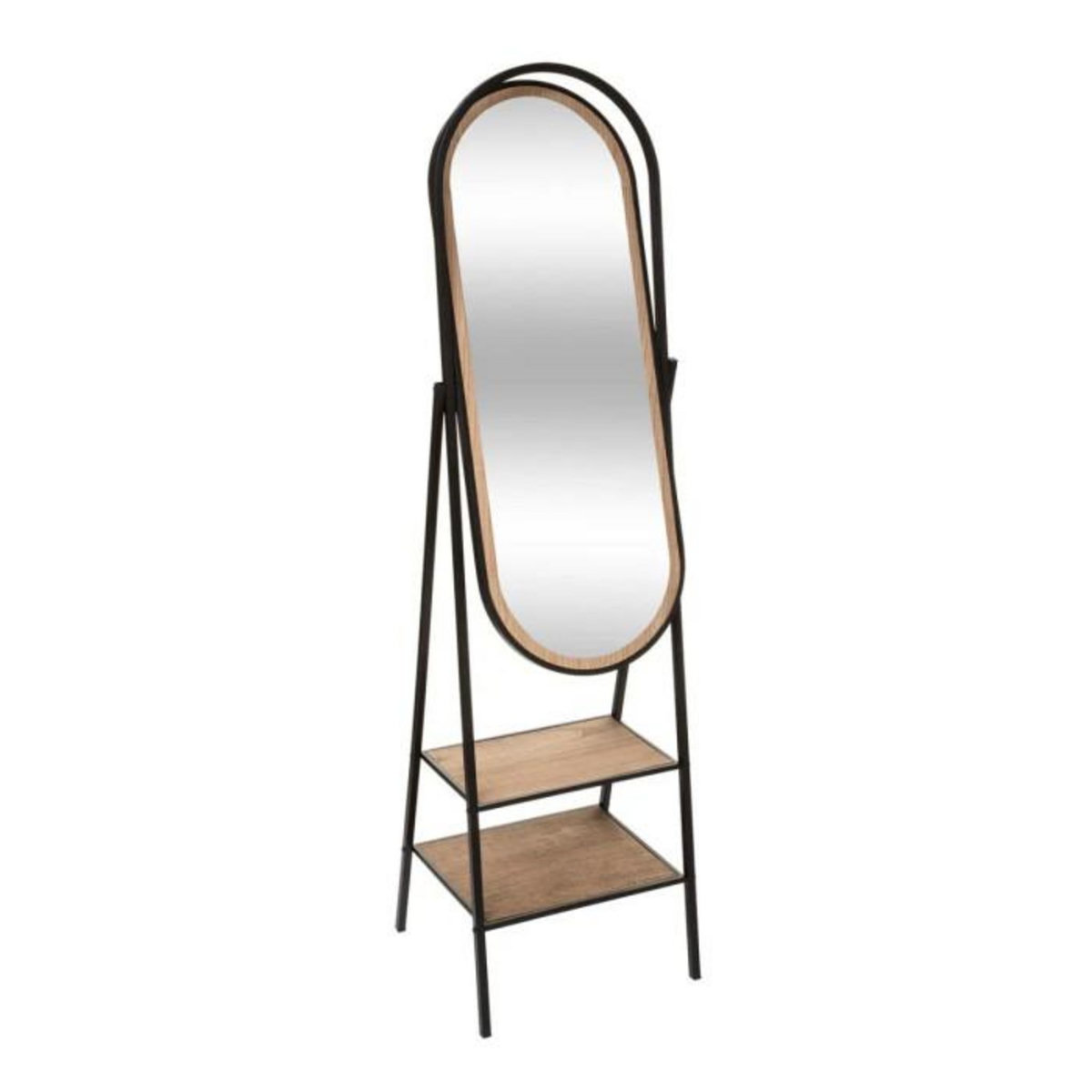 ATMOSPHERA Miroir sur Pied  Maël  160cm Noir