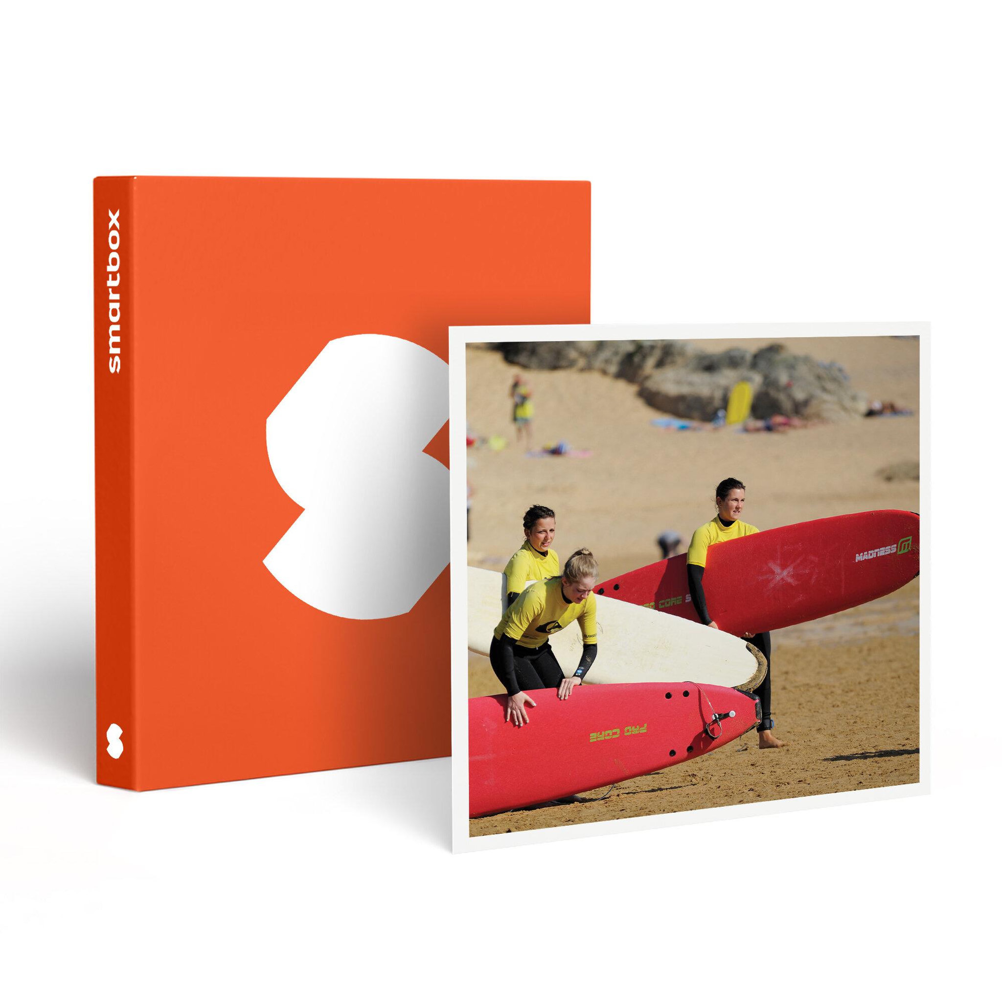 Smartbox 3 sessions de surf d'1h30 à belle-île-en-mer - coffret cadeau sport & aventure