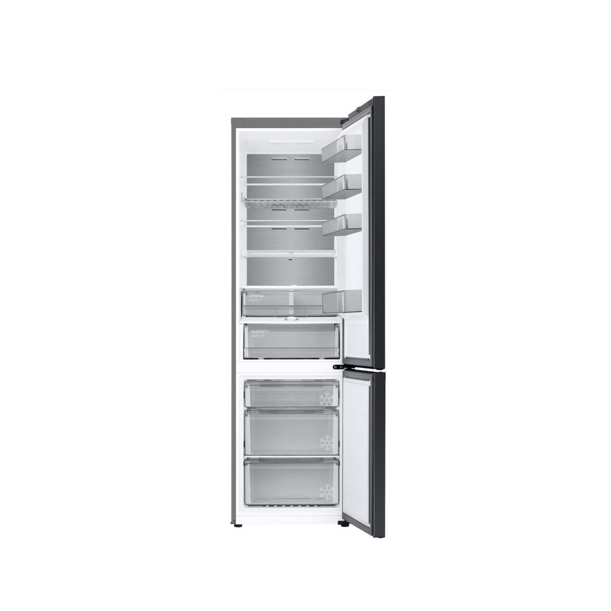 Voir la diapositive 3 : Samsung Réfrigérateur combiné 60cm 387 gris - rb38c7b6as9