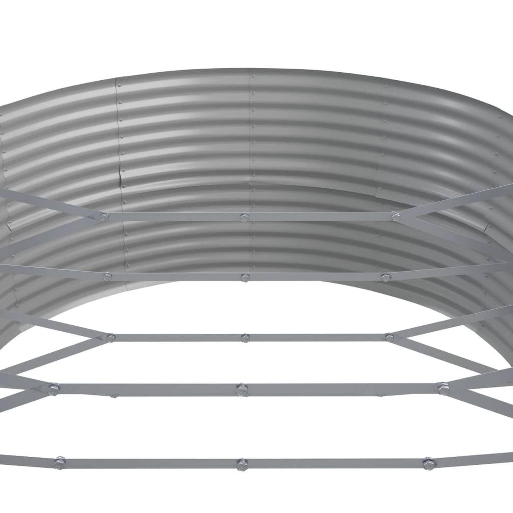 Voir la diapositive 5 : VIDAXL Lit sureleve de jardin Acier enduit de poudre 510x140x68cm Vert