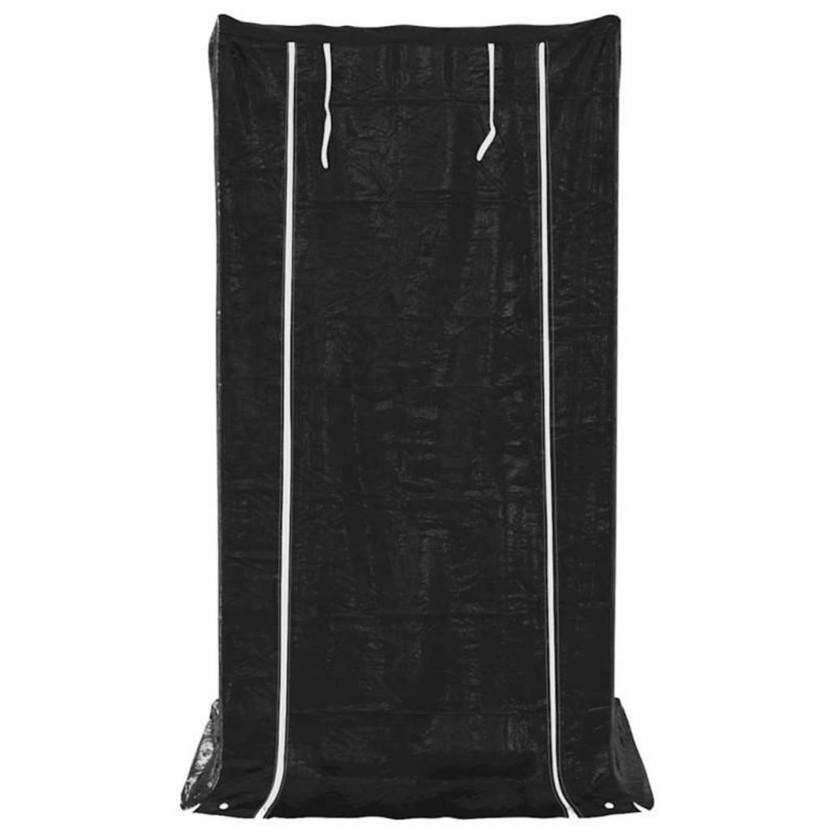 VIDAXL Portant de bois de chauffage et housse de pluie acier galvanisé