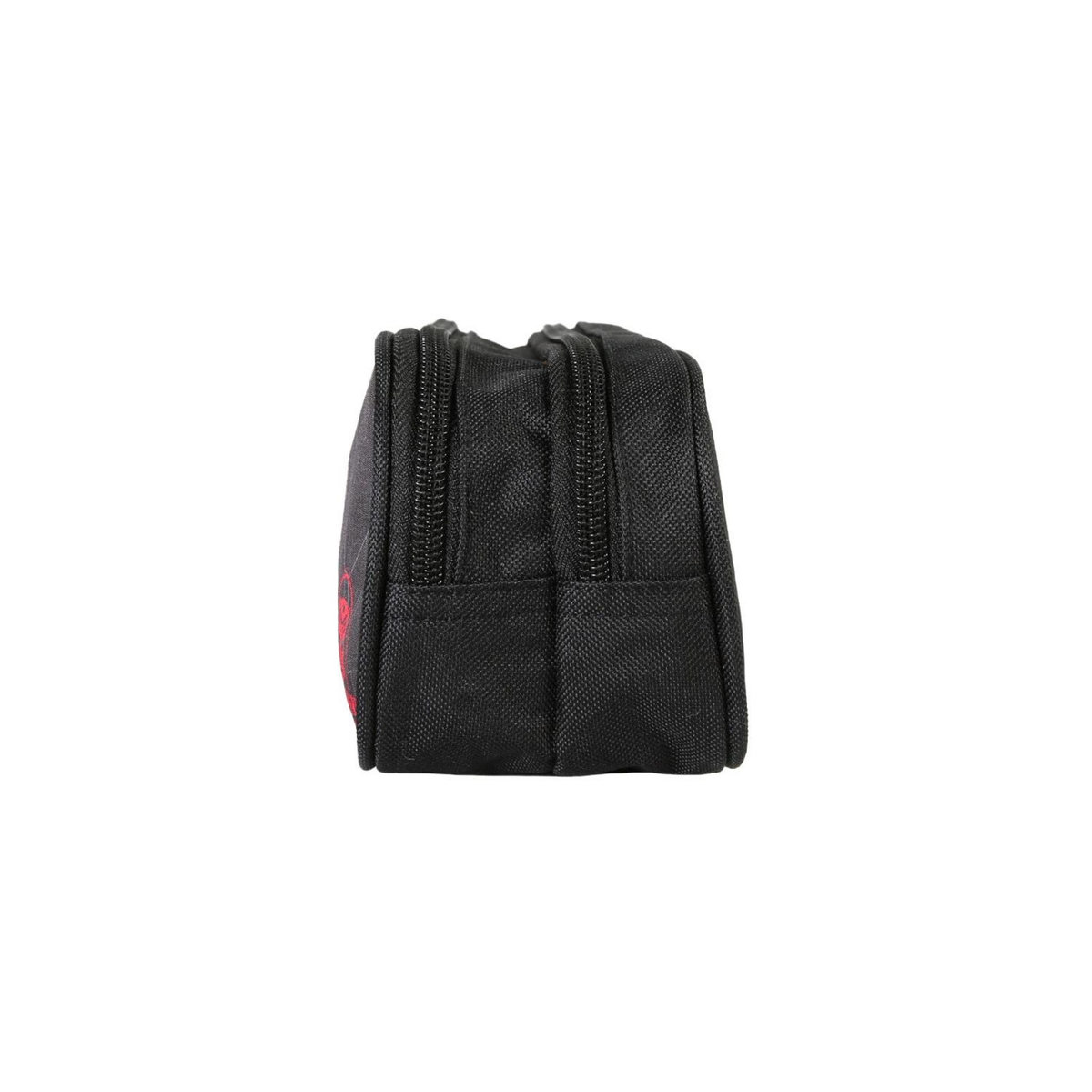 Bagtrotter Bagtrotter - Transformers  - Trousse Scolaire Rectangulaire - Noir  - 2 Compartiments Zippés - 23x7x10cm - Matière Polyester - Accessoire et Papeterie Scolaire