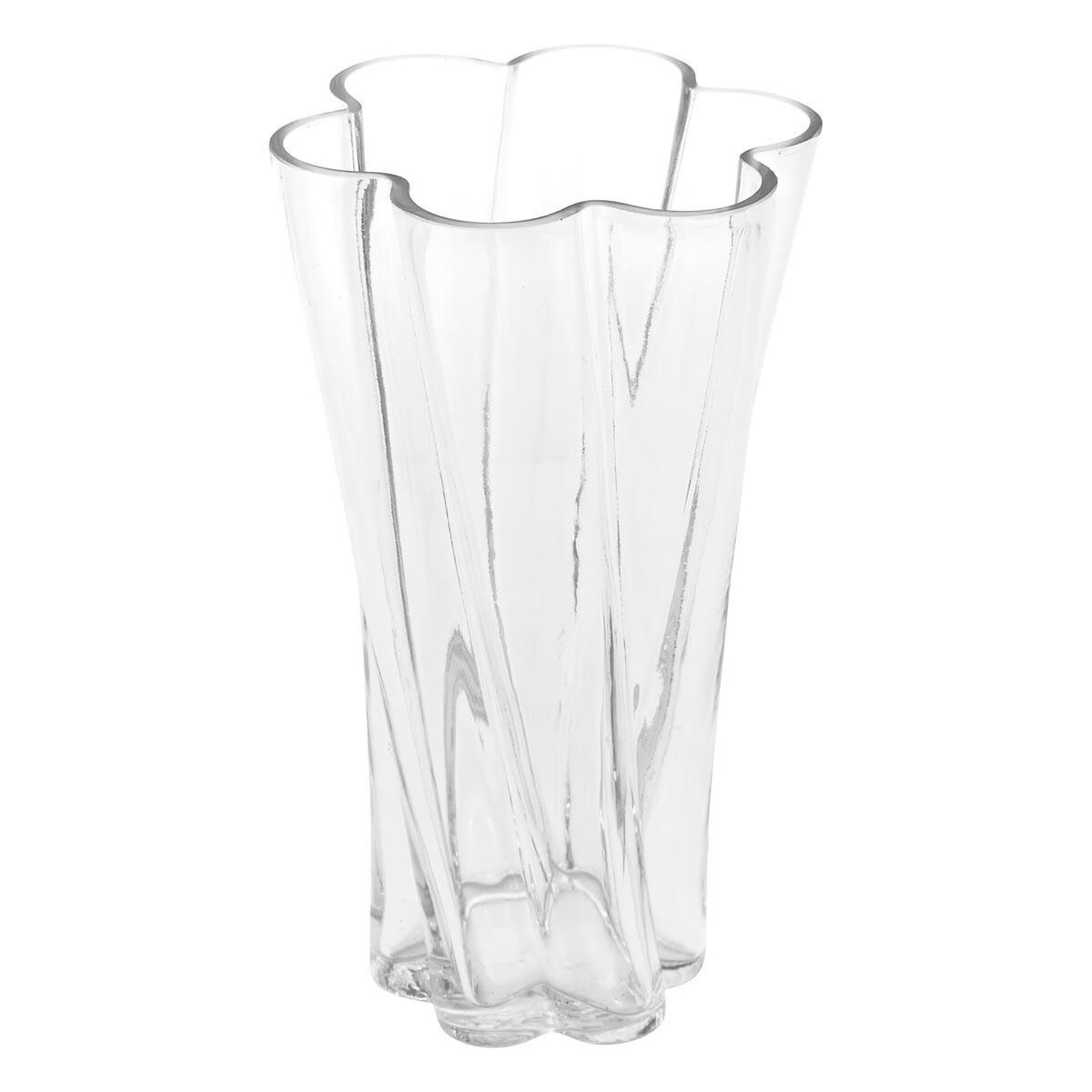 ATMOSPHERA Vase design en verre  noeli  25cm transparent