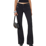DIESEL Jean Slim Fit  Femme Diesel Pantaloni   W24. Coloris disponibles : Noir
