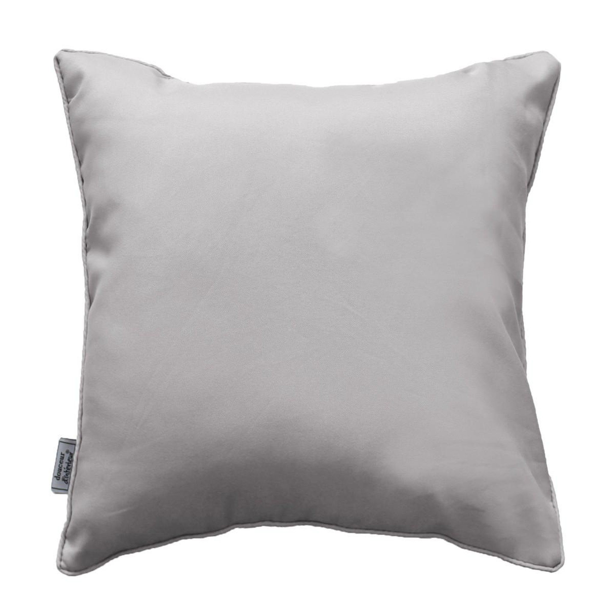 Voir la diapositive 1 : Douceur d'Intérieur Coussin déco  essentiel  60x60cm gris